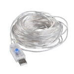 LED λαμπάκια USB με διακόπτη RGB 5Μ - LED USB color light strip RGB - Image 5