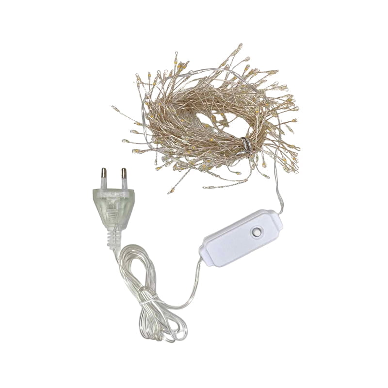 082298-2 Λαμπάκια Σε Σειρά Με Καλώδιο Χαλκού πολύχρωμο 5Μ - Color light strip RGB - Image 2