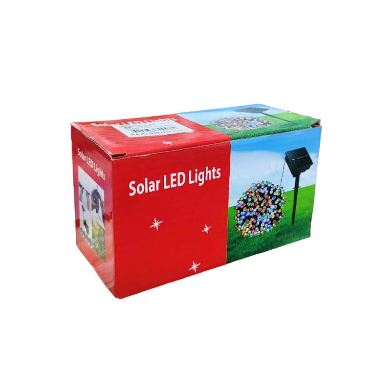 082299-1 Χριστουγεννιάτικα Ηλιακά Λαμπάκια με Φωτοβολταϊκό Πάνελ 10m Ψυχρό Χρώμα 100L - Christmas solar LED lights white light - Image 5