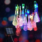 Χριστουγεννιάτικα Ηλιακά Λαμπάκια με Φωτοβολταϊκό Πάνελ 6.5m Πολύχρωμα Χρώμα - Christmas LED solar string lights RGB - Image 4