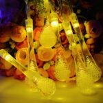 Χριστουγεννιάτικα Ηλιακά Λαμπάκια με Φωτοβολταϊκό Πάνελ 6.5m Θερμό Χρώμα - Christmas LED solar string lights warm light - Image 2