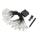 Χριστουγεννιάτικα Ηλιακά Λαμπάκια με Φωτοβολταϊκό Πάνελ 6.5m Θερμό Χρώμα - Christmas LED solar string lights warm light - Image 5