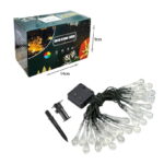 Χριστουγεννιάτικα Ηλιακά Λαμπάκια με Φωτοβολταϊκό Πάνελ 6.5m Θερμό Χρώμα - Christmas LED solar string lights warm light - Image 7