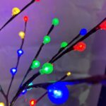 Led Φωτιζόμενο Χριστουγεννιάτικο Δέντρο Καφέ RGB 180cm - Led Christmas Tree White RGB - Image 3