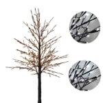 Led Φωτιζόμενο Χριστουγεννιάτικο Δέντρο Με 300Led Ψυχρό Φωτισμό 1.80m - Chistmas LED tree Cool Lighting