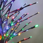 Led Φωτιζόμενο Χριστουγεννιάτικο Δέντρο Με 300Led Πολύχρωμο Φωτισμό 1.80m - Chistmas LED tree RGB light - Image 2