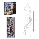 Χριστουγεννιάτικα Φωτάκια Κρεμαστά Θερμό Χρώμα με 8 Εφέ - Christmas decoration lights warm light wind chime pendant lamp - Image 5