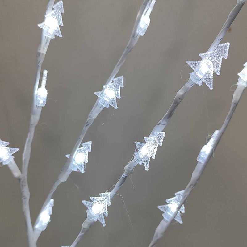 082337-4 Χριστουγεννιάτικο Φωτιζόμενο Δέντρο Διακοσμητικό με 66 LED Ψυχρό Χρώμα 1.5m - Christmas decorative tree white light - Image 4