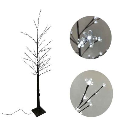 Led Φωτιζόμενο Χριστουγεννιάτικο Καφέ Δέντρο Με Ψυχρό Φωτισμό 1.50(h)cm 112LED  - Chistmas LED tree