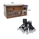 Ηλιακά Φωτάκια LED Αστεράκια Κίτρινο/Θερμό Φως - Solar LED String Lights - Image 3