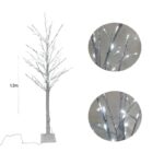 Led Φωτιζόμενο Χριστουγεννιάτικο Δέντρο Λευκό Με Ψυχρό Φωτισμό 150cm 160Led  - Led Christmas Tree White With White Lighting - Image 2