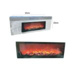 Διακοσμητικό LED Τζάκι 61cm – LED Fireplace Lantern 61cm - Image 3