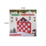 Χριστουγεννιάτικο διακοσμητικό σπίτι ημερολόγιο με φωτισμό - Christmas house deco - Image 3