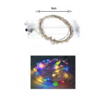 LED λαμπάκια μπαταρίας σύρμα RGB 2Μ 180 - Color light strip - Image 4