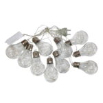 LED χριστουγεννιάτικα φωτάκια θερμό φως 3m 10τμχ - Christmas decoration lights warm light 10pcs - Image 7