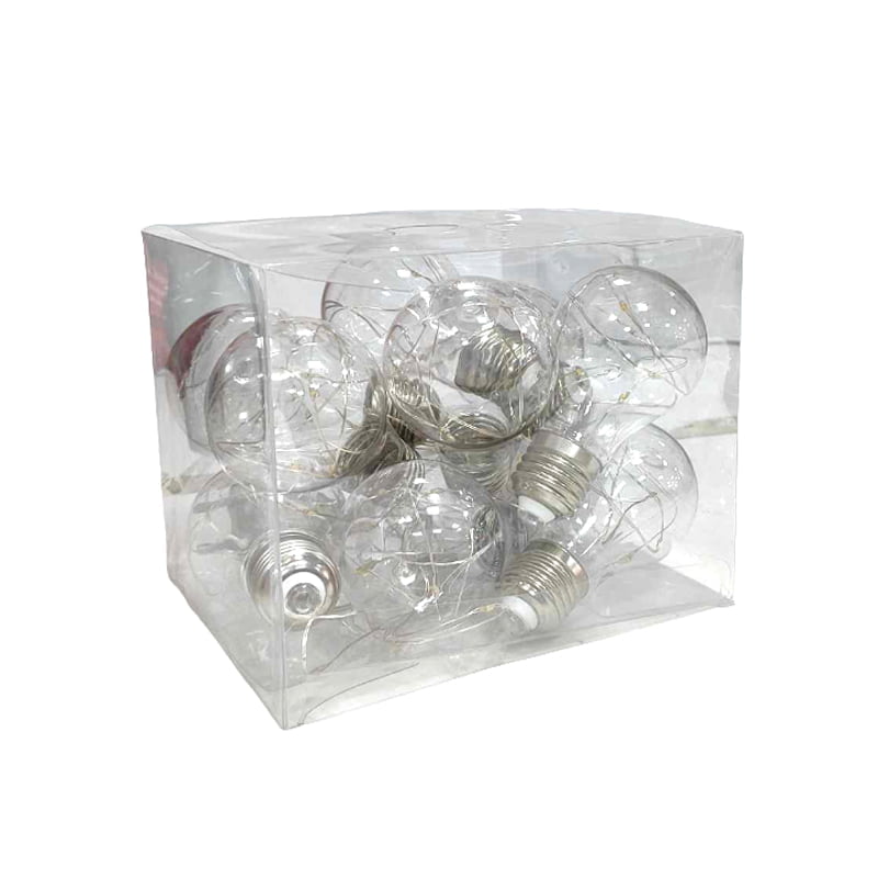 290065 LED χριστουγεννιάτικα φωτάκια θερμό φως 3m 10τμχ - Christmas decoration lights warm light 10pcs - Image 6