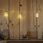 LED χριστουγεννιάτικα φωτάκια θερμό φως 3m 10τμχ - Christmas decoration lights warm light 10pcs - Image 5