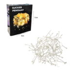 Χριστουγεννιάτικα Λαμπάκια LED θερμό χρώμα με Διαφανές Καλώδιο 2m - Christmas lights warm light - Image 5