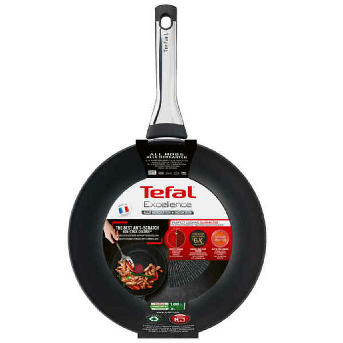 3168430309692_I72 Τηγάνι Wok Tefal EXCELLENCE (Ø28 cm) - Image 1