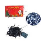 Χριστουγεννιάτικα λαμπάκια σε ψυχρό χρώμα 32m 400 LED - Christmas decorative lights white light - Image 5