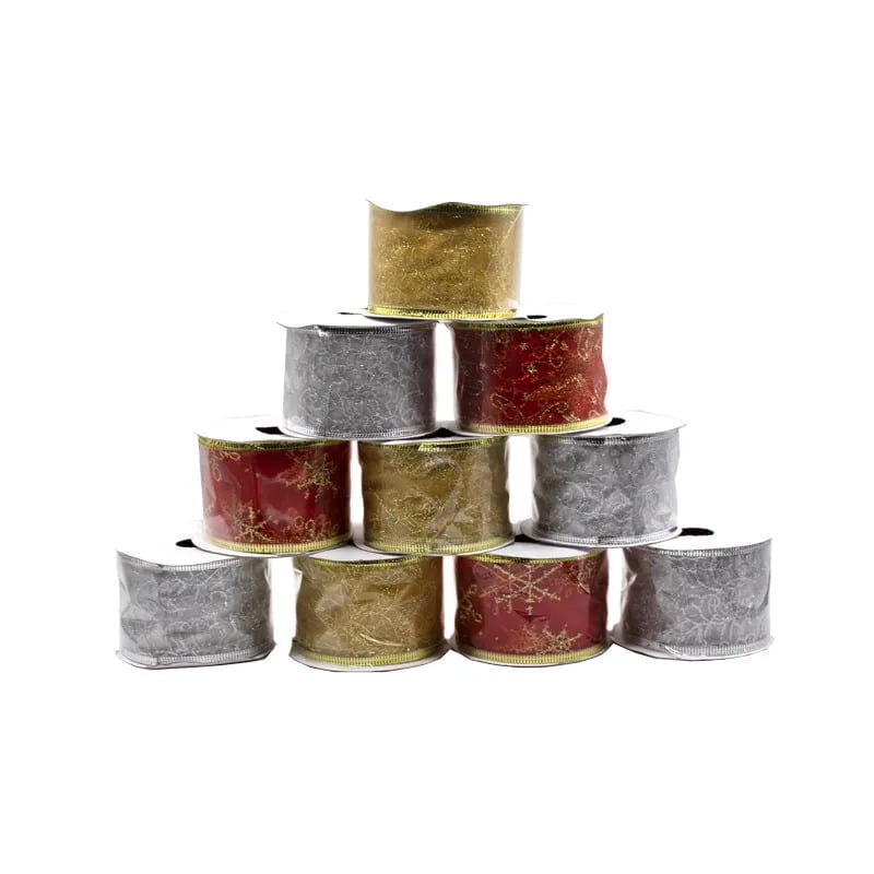 3800222 Χριστουγεννιάτικη κορδέλα 3M 1 τεμάχιο – Christmas ribbon - Image 1