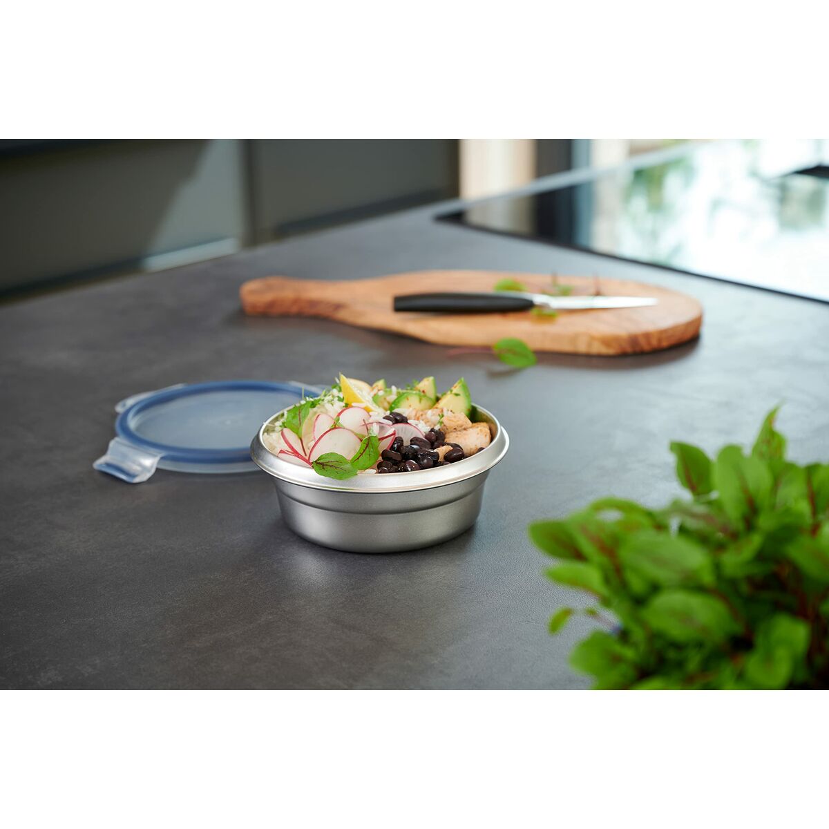 4009049538440_R10 Κυτίο Γεύματος Tefal N11502 Ασημί Ανοξείδωτο ατσάλι Ορθογώνιο 0,72 l - Image 2