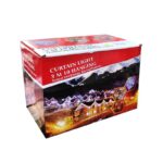 Χριστουγεννιάτικα Φωτάκια Κουρτίνα 10led Άγιος Βασίλης Διάφανες Μπάλες Θερμό Χρώμα 3M - Christmas curtain light - Image 8