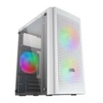 Κουτί Μέσος Πύργος ATX Mars Gaming MC300W Λευκό RGB