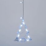 Χριστουγεννιάτικα Φωτάκια Κουρτίνα Δεντράκια & Αστεράκια Ψυχρό Χρώμα 3M - Christmas curtain light white light - Image 2