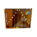 Χριστουγεννιάτικα Φωτάκια Κουρτίνα Αστεράκια Πολύχρωμο RGB 3M 16led - Christmas curtain light RGB - Image 3