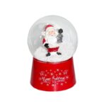 Χριστουγεννιάτικη κρυστάλλινη μπάλα μουσικής με ελαφριά χιονονιφάδες  -  Christmas Snow Globe