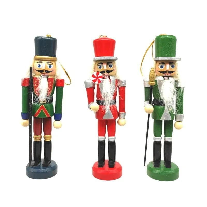 590011 Ξύλινα χριστουγεννιάτικα στρατιωτάκια - Christmas soldier deco - Image 2