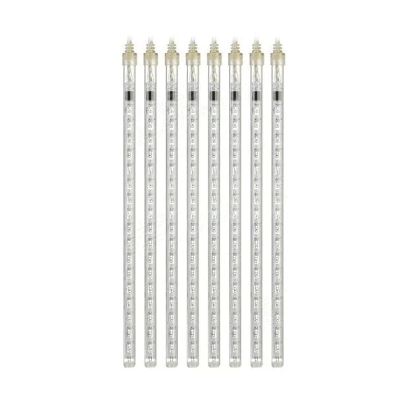 63060-1 Χριστουγεννιάτικη LED Βροχή Μετεωριτών 8τμχ x 50cm Πολύχρωμος RGB Φωτισμός - Σταγόνες Σταλακτίτες - Christmas fallnig rain - Image 7