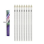 Χριστουγεννιάτικη LED Βροχή Μετεωριτών 8τμχ x 50cm Πολύχρωμος RGB Φωτισμός - Σταγόνες Σταλακτίτες - Christmas fallnig rain - Image 6