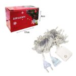 Χριστουγεννιάτικα Λαμπάκια Δίχτυ 192LED Θερμό Χρώμα με Διαφανές Καλώδιο 3m x 2m - Christmas lights LED net warm light - Image 4