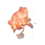 Χριστουγεννιάτικο διακοσμητικό φωτιζόμενο δεντράκι ροζ με θερμό χρώμα LED 50cm 24L - Christmas tree - Image 2