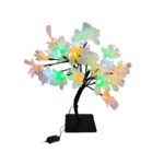 Χριστουγεννιάτικο διακοσμητικό φωτιζόμενο δεντράκι με λουλούδια RGB - Christmas copper wire small tree lamp RGB - Image 2