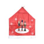 Χριστουγεννιάτικο Καλύμματα Πλάτης Καρέκλας Σκούφος Αγίου Βασίλη - Santa Claus chair cover