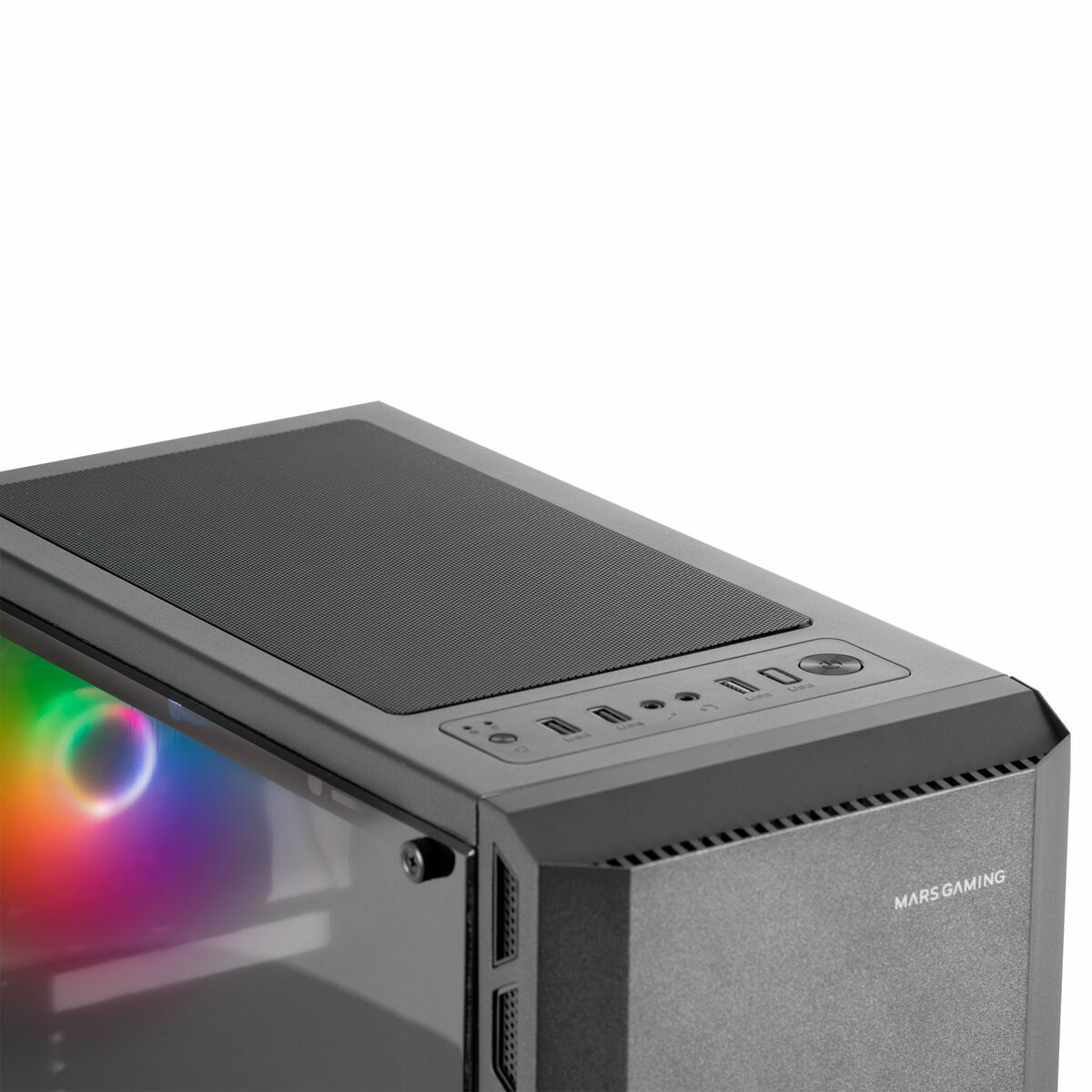 8435693101949_I62 Κουτί ATX Mars Gaming MCX2 Μαύρο με USB & RGB Φωτισμό - Image 2