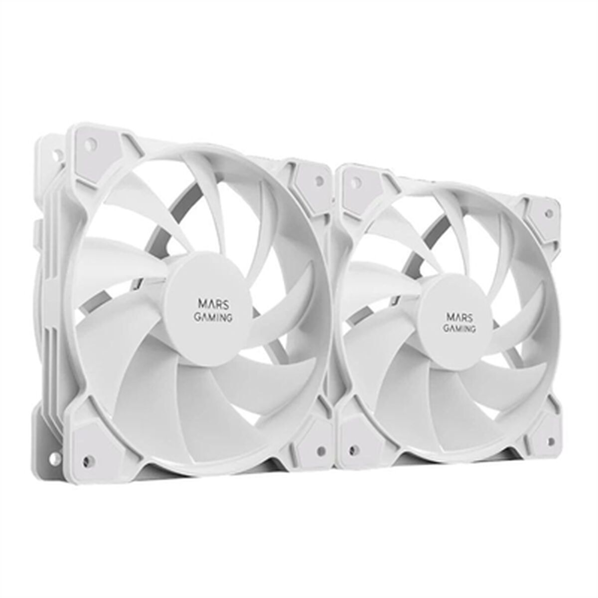8435693102786_S0236302_P01 Mars Gaming MFPROX2W Case Fan 120mm με Λευκό Φωτισμό Λευκό - Image 1