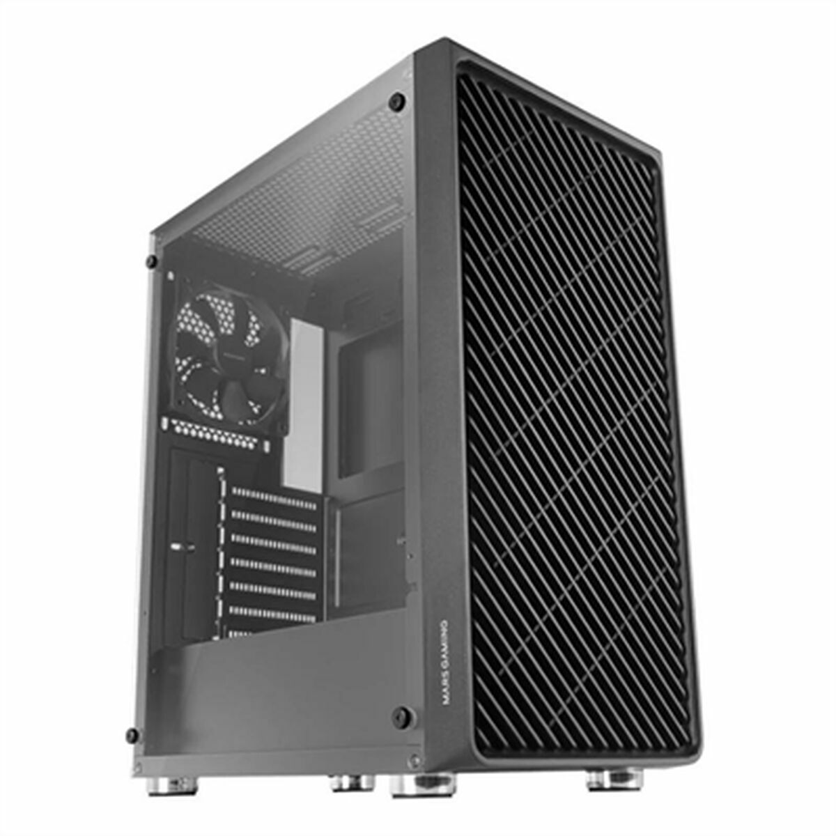 8435693103295_S0238808_P00 Κουτί Μέσος Πύργος ATX Mars Gaming MC3000 Μαύρο - Image 1