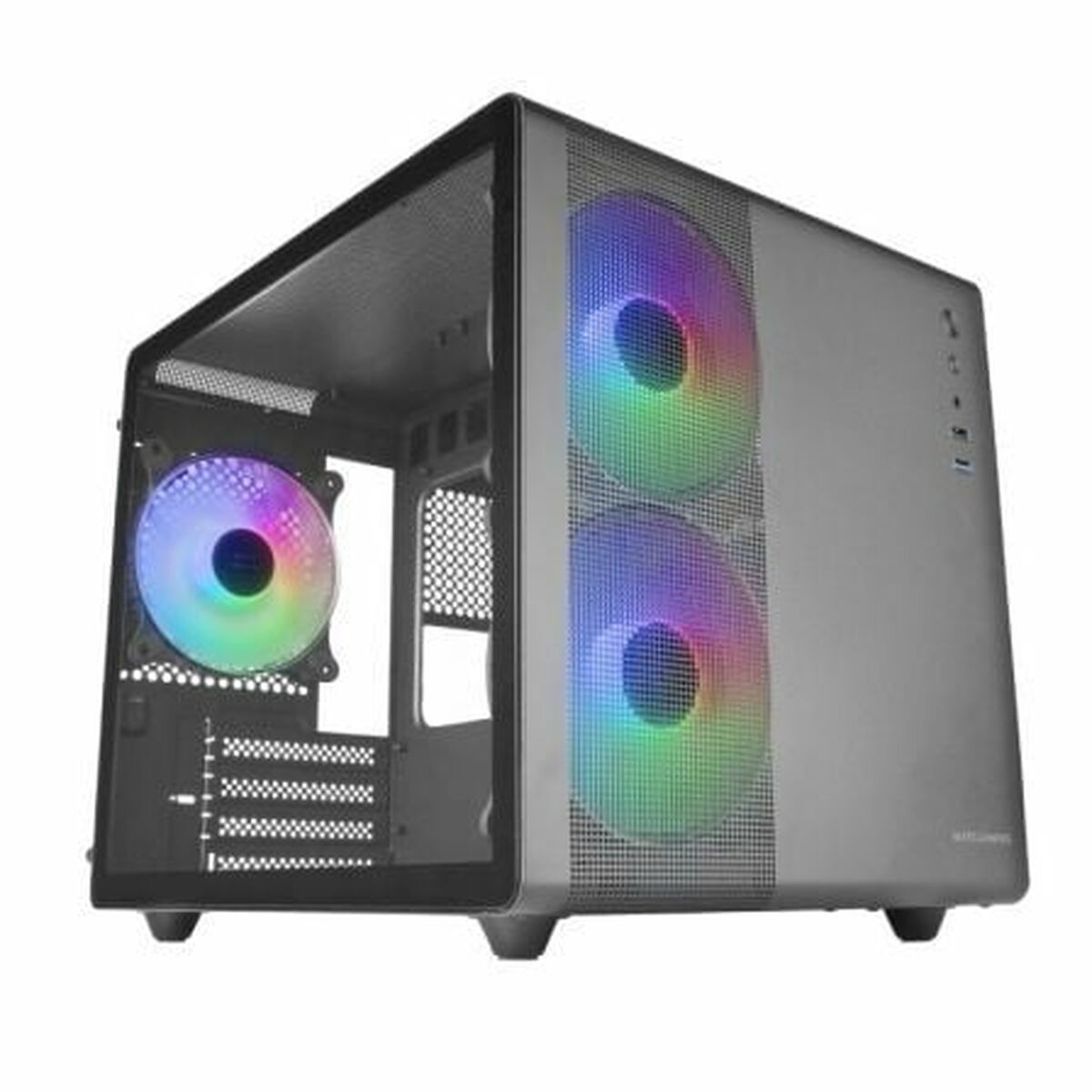 8435693103448_S9919784_P00 Κουτί Μέσος Πύργος ATX Mars Gaming MC400 Λευκό Μαύρο - Image 3