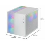 Κουτί Μέσος Πύργος ATX Mars Gaming MC400W Λευκό Μαύρο - Image 2