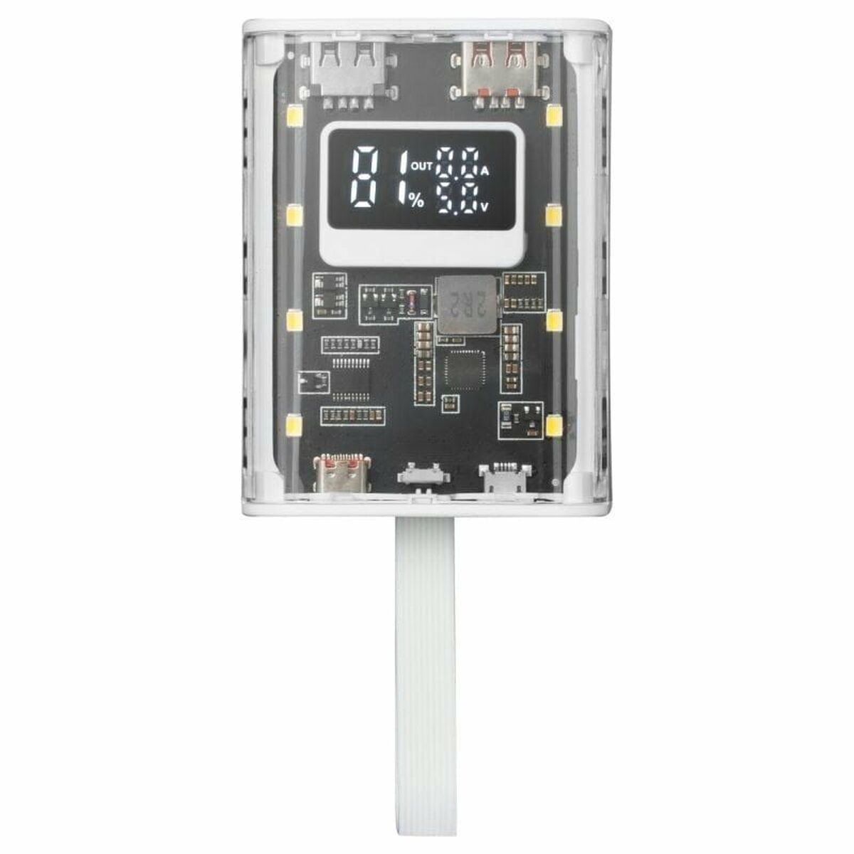 8435693105350_S9907101_P20 Powerbank Mars Gaming MPK10KW Λευκό 10000 mAh - Image 2