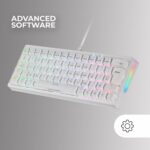 Πληκτρολόγιο Παιχνιδιού Mars Gaming MKMINIPROWYES Qwerty US Λευκό - Image 2