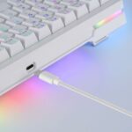 Πληκτρολόγιο Παιχνιδιού Mars Gaming MKMINIPROWYES Qwerty US Λευκό - Image 3