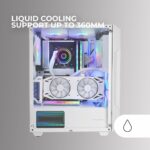 Κουτί Μέσος Πύργος ATX Mars Gaming MCGEOW Λευκό - Image 2