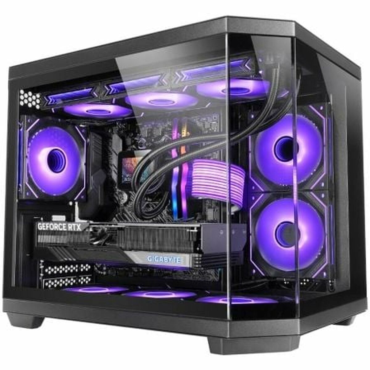 8435693108146_S9916101_P00 Κουτί Μέσος Πύργος ATX Mars Gaming MC3TCOREM Μαύρο - Image 1