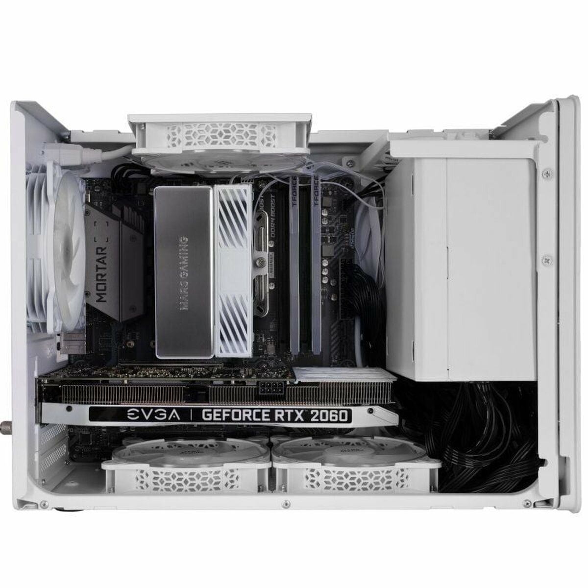 8435693109532_S9916910_P31 Κουτί Μίνι Πύργος Micro ATX/ITX Mars Gaming MCXPROW Λευκό - Image 2