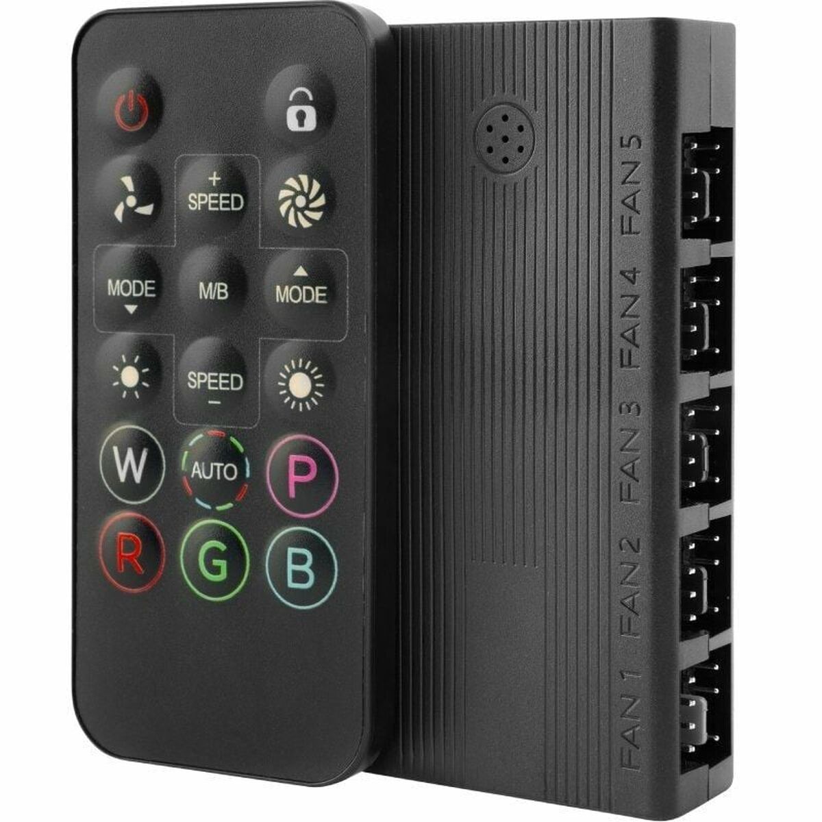 8435693110026_S9917860_P11 MFHUB Control Hub με 10 PWM & 10 ARGB θύρες και τηλεχειριστήριο Μαύρο - Image 2